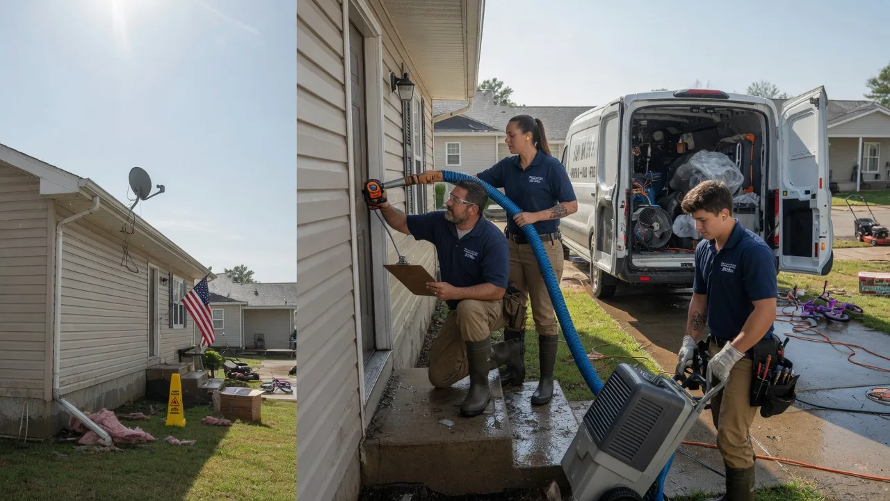 Ceiling Water Damage Restoration in Worthington, IA near me